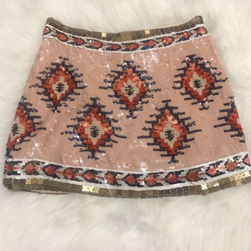 ZARA Sequin Skirt